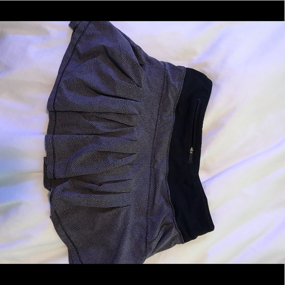 Pleated Lulu skirt with shorts underneath